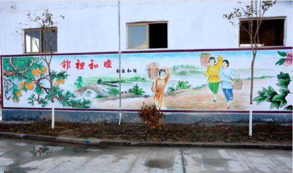 宁乡乡镇文化墙 乡风文明焕发新活力
