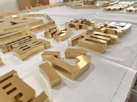 宁乡拉丝不锈钢字的特点。