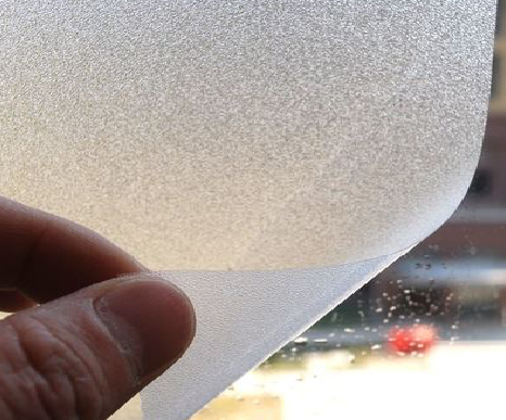 宁乡玻璃门外面粘广告用什么材料好？